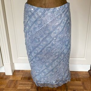 POLECI SEQUIN MIDI SKIRT SIZE M.